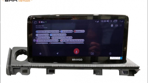 Màn hình DVD Android xe Mazda 6 2018 - nay | Màn Bravigo nguyên khối